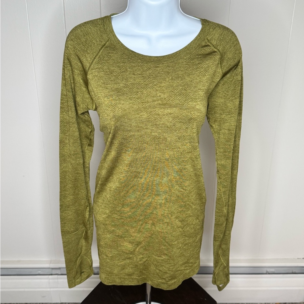 Lululemon Athletica Olive Long Sleeve Top